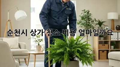 순천시 상가 청소 비용 얼마일까요?